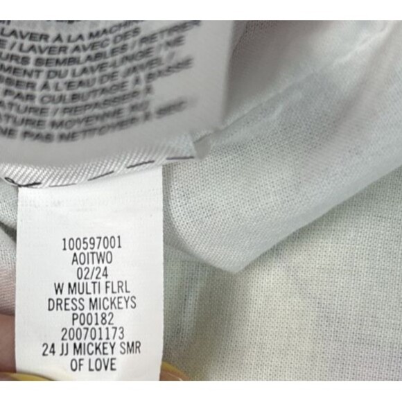 Disney X JANIE AND JACK Minnie Mouse Summer of Love Multi Floral Dress Size 10 - Picture 11 of 11